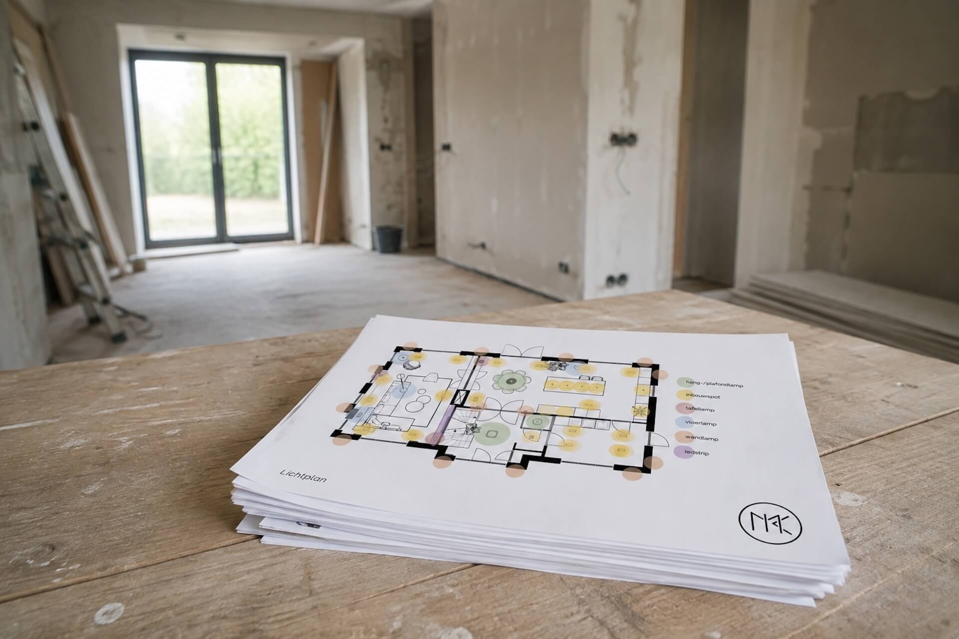 Sfeerbeeld lichtplan