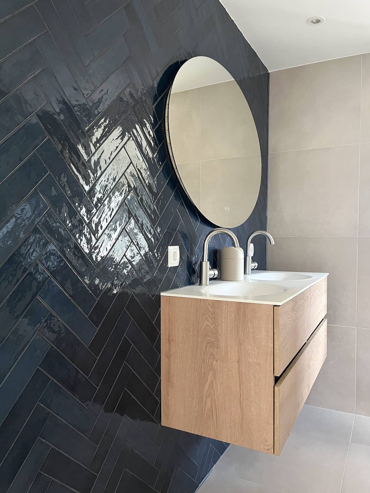 Resultaat badkamer halfvrijstaande woning Didam