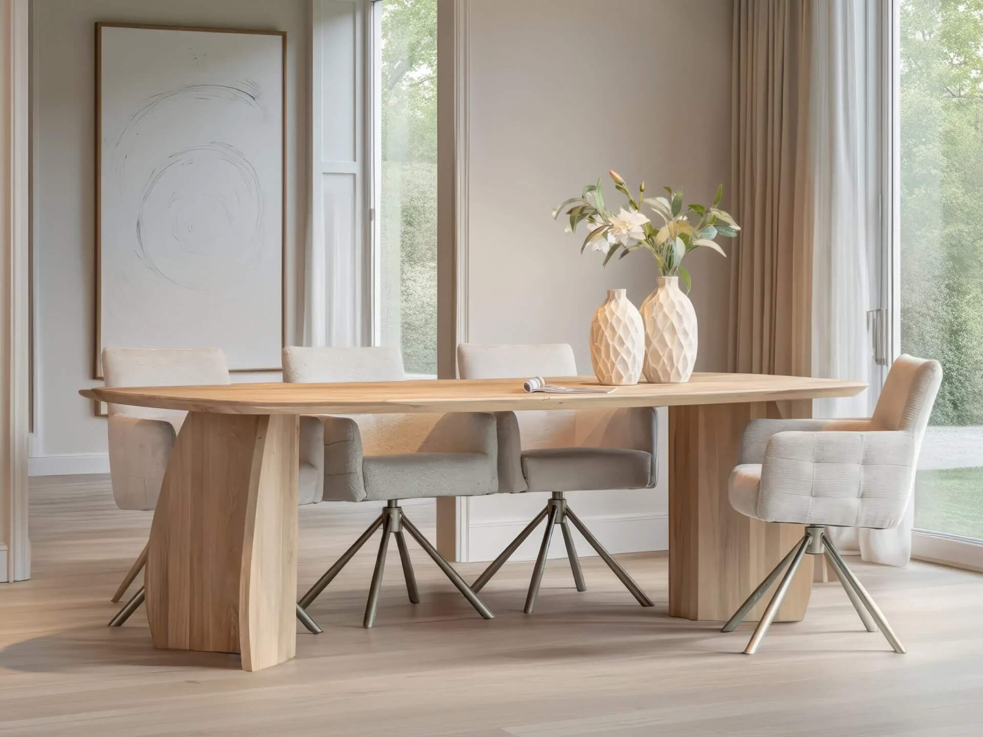 Deens ovale eetkamertafel