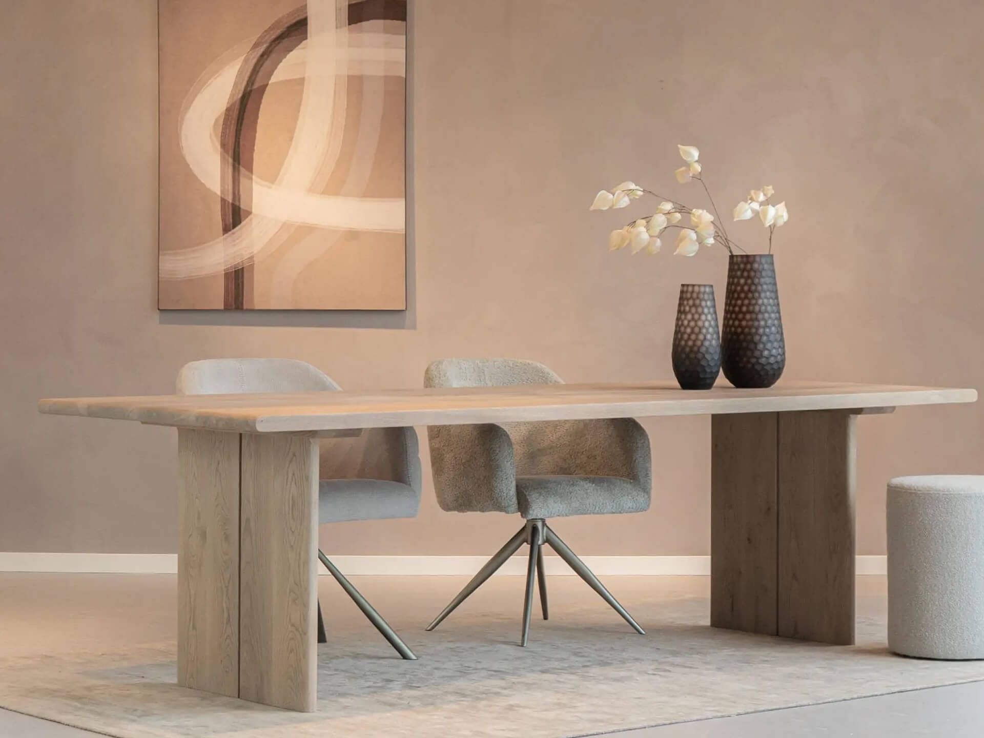 Rechthoekige eetkamertafel