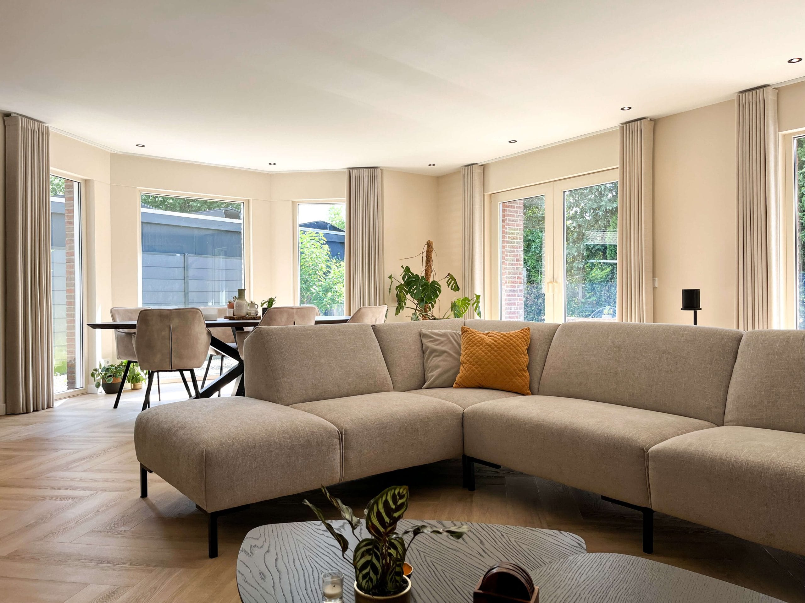 Resultaat woonkamer woning Didam 2 Resultaat woonkamer woning Didam